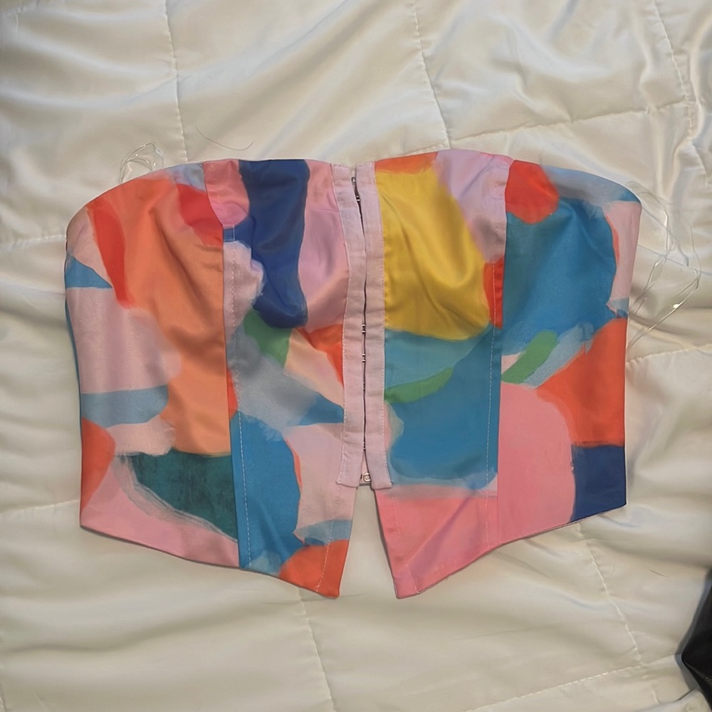 Corset style top